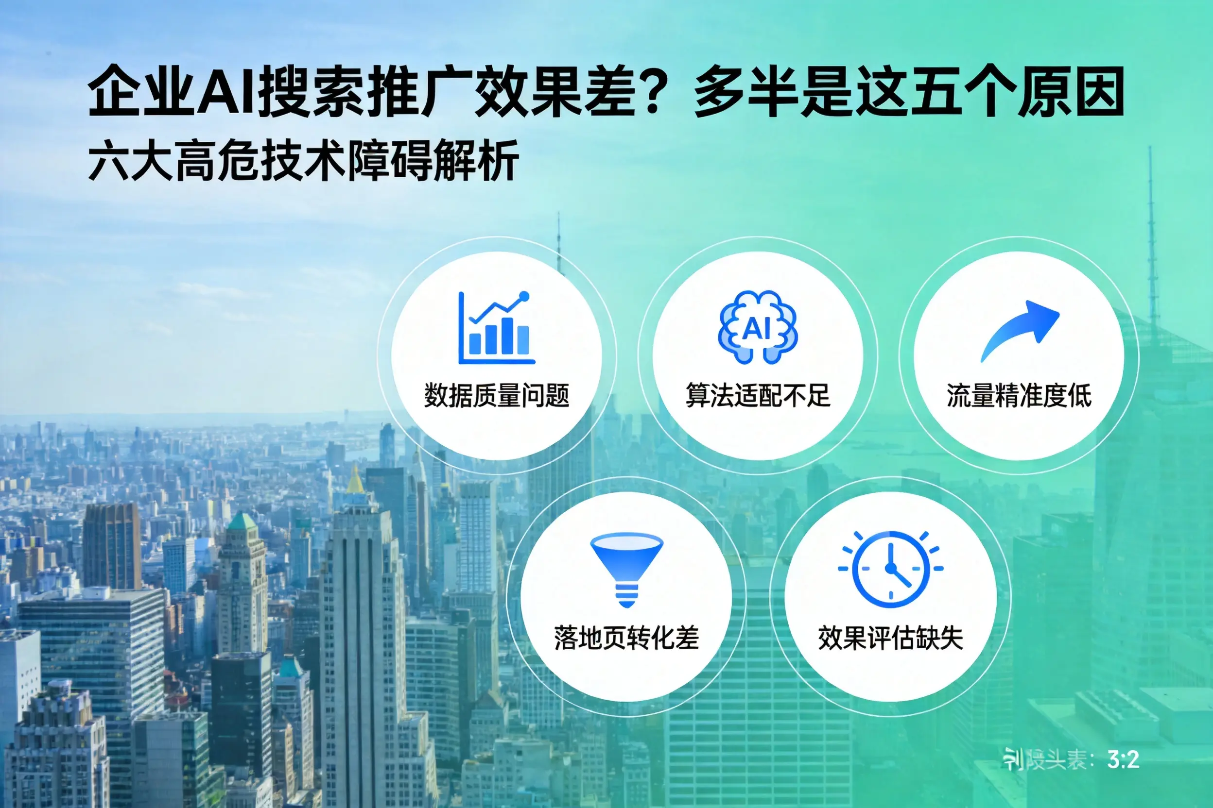 城区企业AI搜索推广效果差?多半是这五个原因
